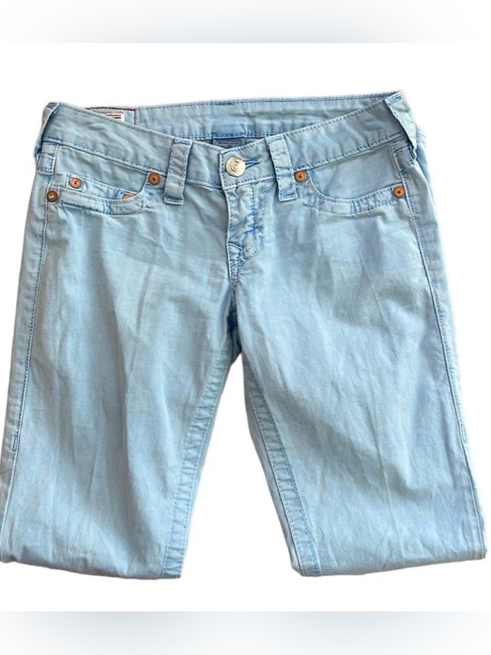 True Religion GRACIE Light Blue Women's Pants Size 27